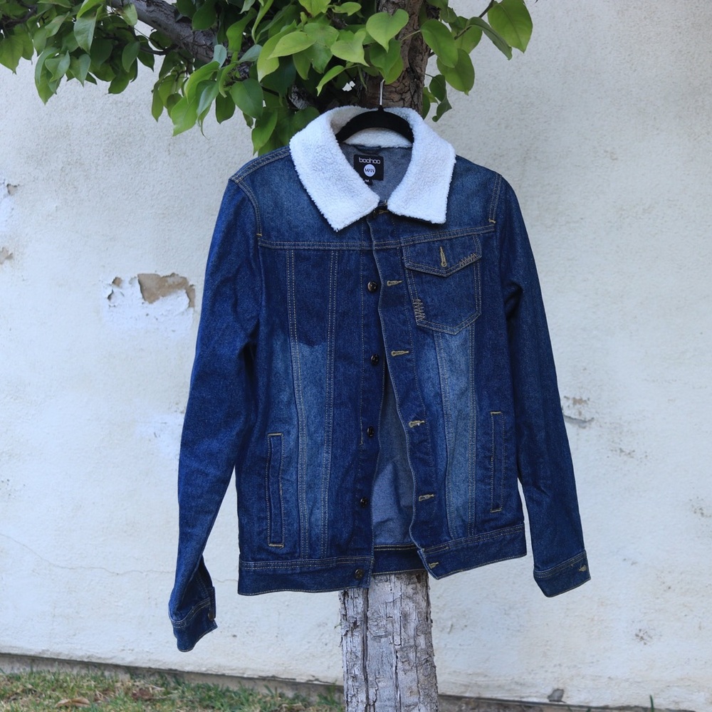 Blue borg medium jacket